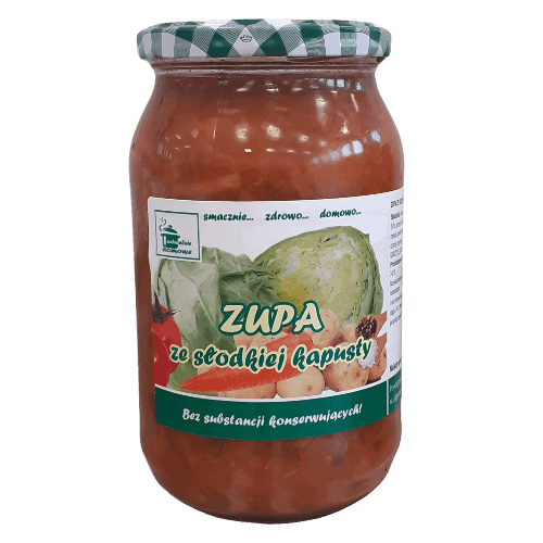 Zupa ze słodkiej Kapusty 850g